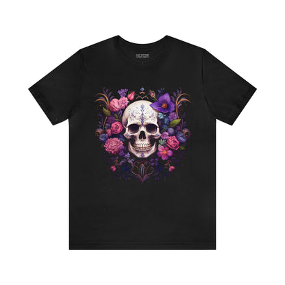 Skull and Flowers